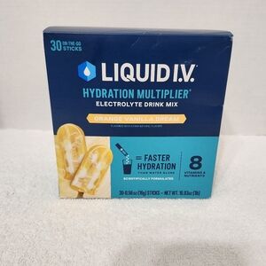 Liquid I.V. Hydration Multiplier - Orange Vanilla Dream 30 Count Electrolyte Mix